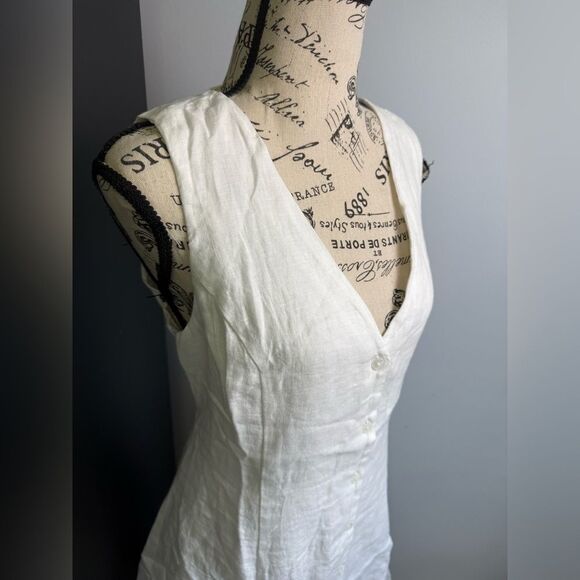 J.Crew Linen mini dress NWOT Size 10 - Picture 8 of 11